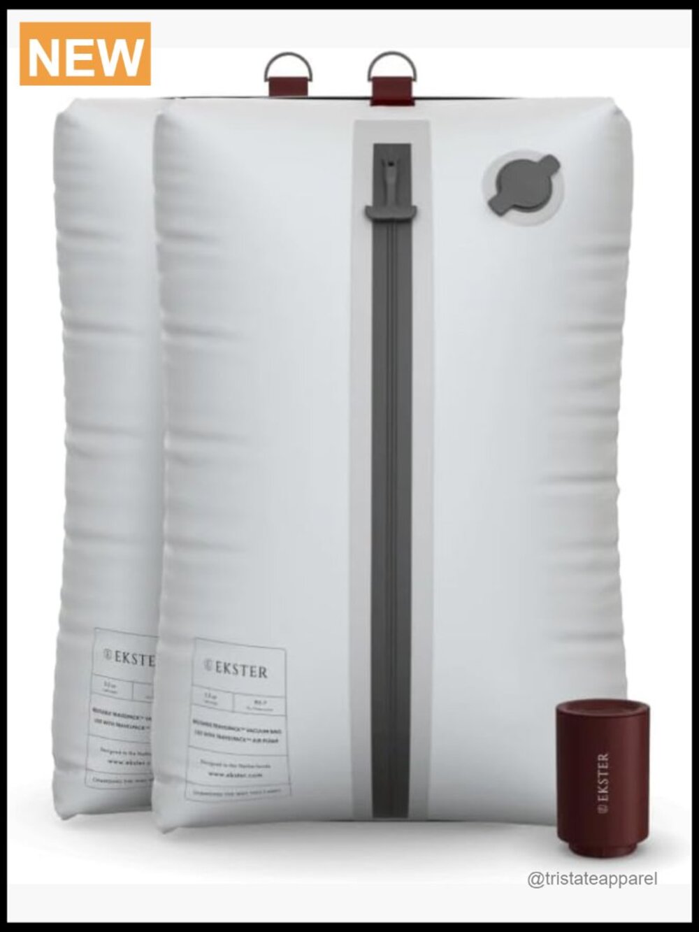 Vacuum Travel Bags with Pump - Space Saver Compression Bags for Packing - 2